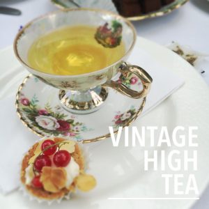 vintage high tea