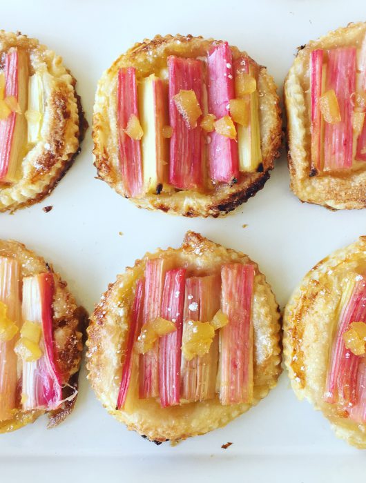 Rhubarb and Ginger Rejection Protection Galettes