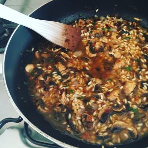 Rainspotting Mushroom Risotto