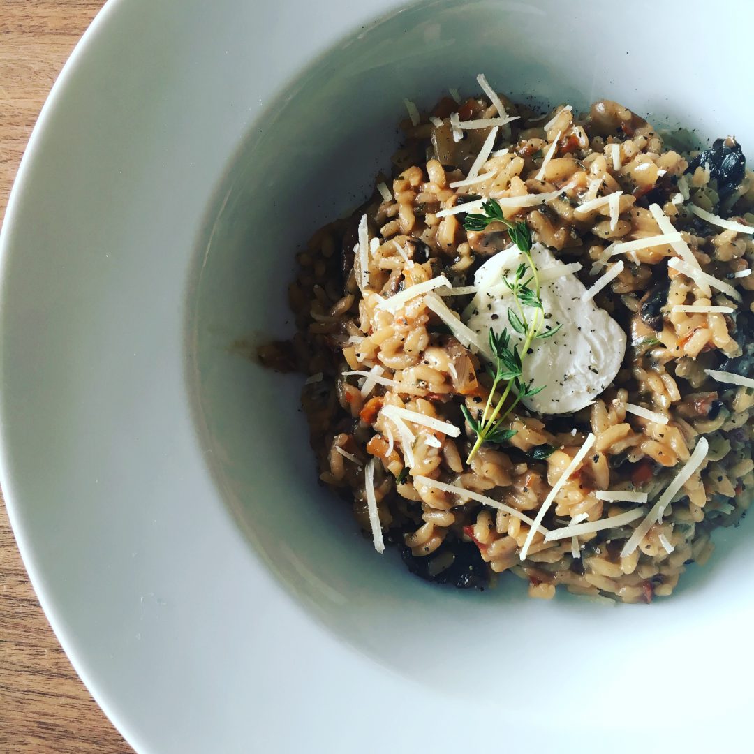 Rainspotting Mushroom Risotto