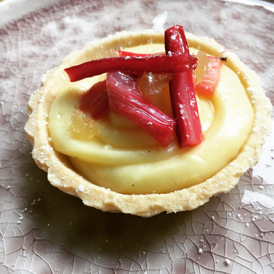 Rhubarb & Custard Tarts