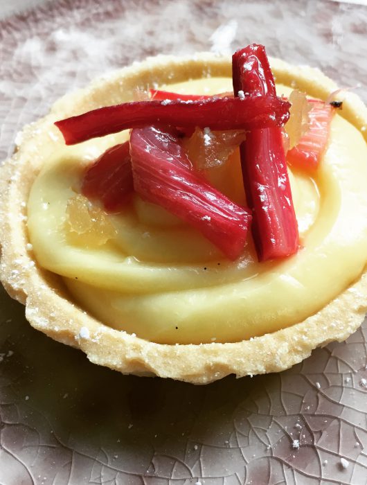 Rhubarb & Custard Tarts