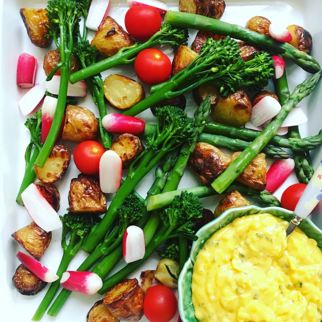 Asparagus & Radish Roast