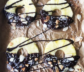 Bittersweet Pineapple, Coconut and Dark chocolate Rounds