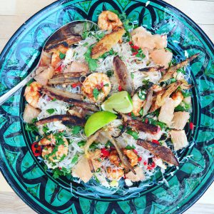 Vietnamese Summer Salad with Dungeness Crab