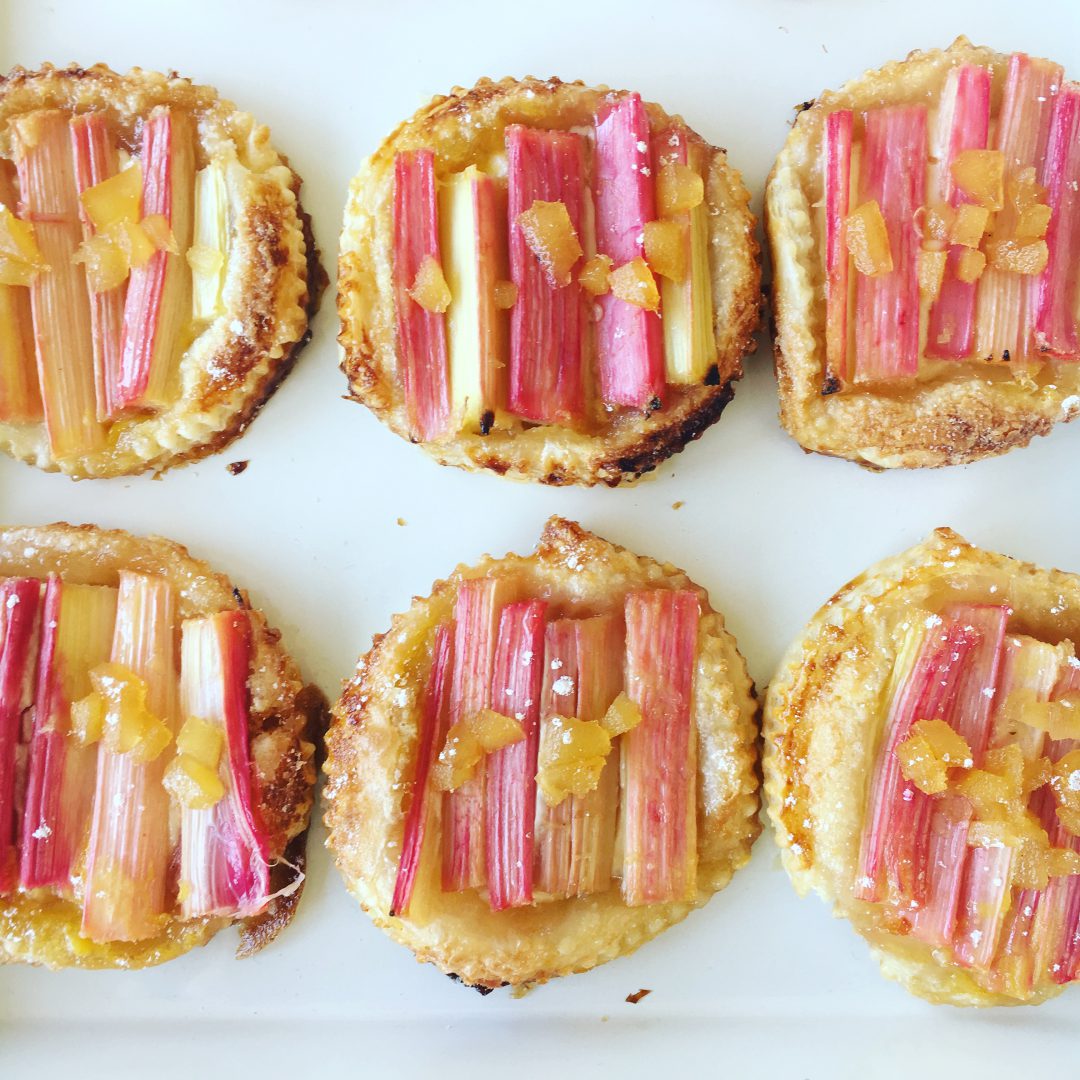 Rhubarb and Ginger Rejection Protection Galettes